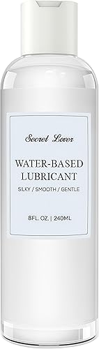 Secret Lover Lubricante personal a base de agua, lubricante suave y sedoso de larga duración para mujeres, hombres y parejas, ingredientes naturales