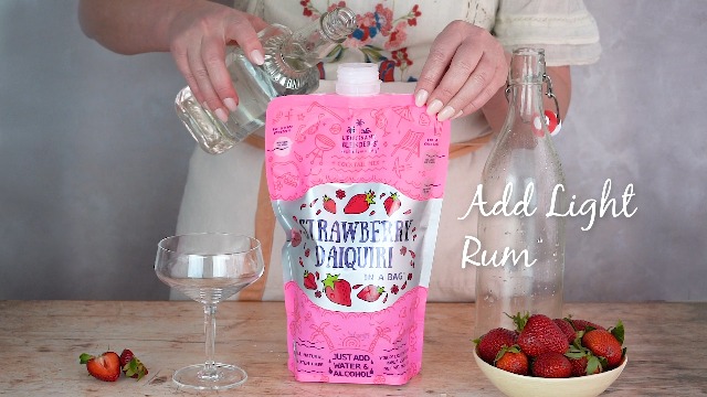 Amazon.com : Lt. Blender's Strawberry Daiquiri in a Bag  Strawberry  Daiquiri Mix - Each Bag Makes 1/2 Gallon - Non-GMO  No Daiquiri Machine  Needed - Make a Cocktail, Wine Slushie