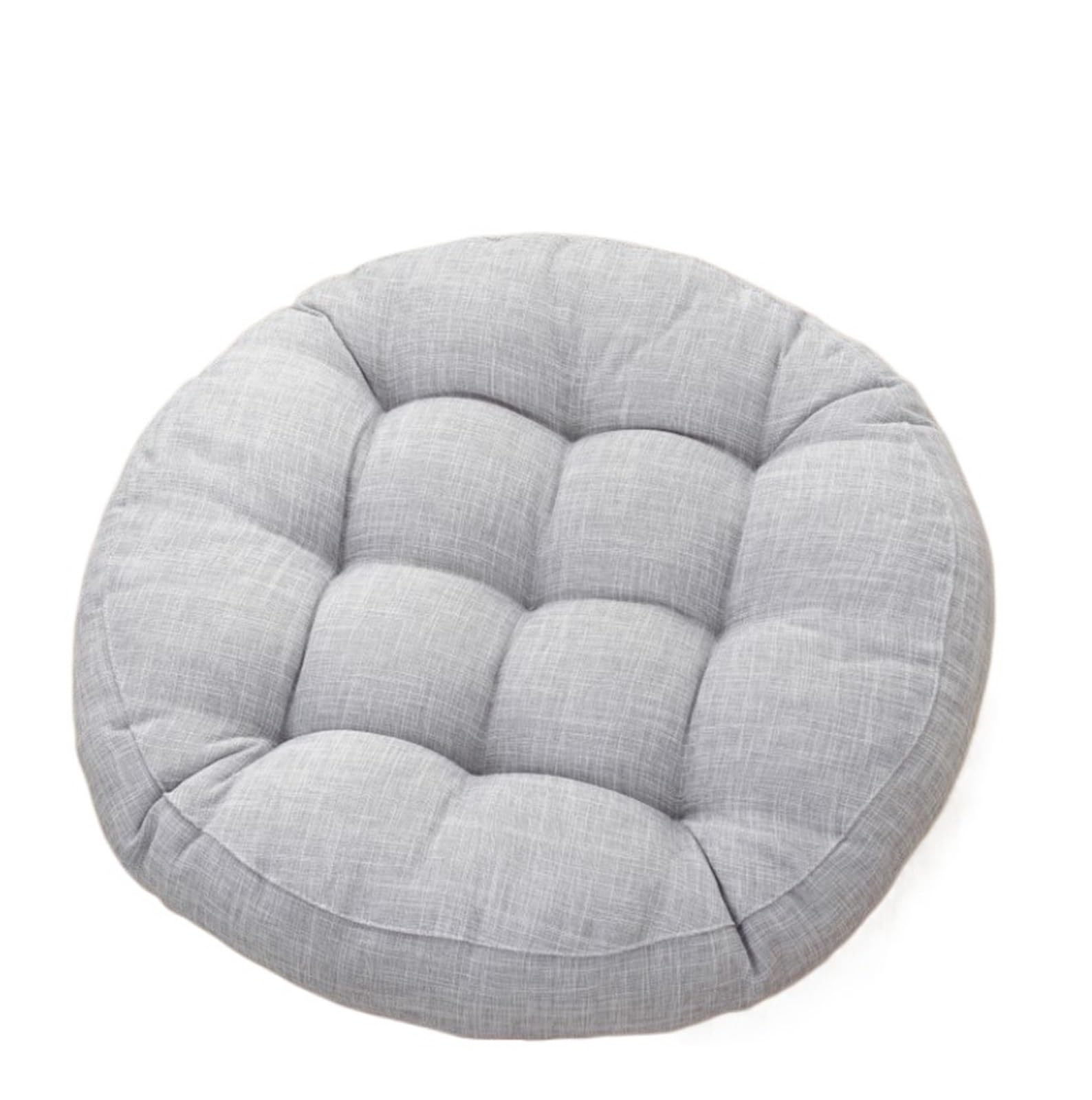 GHHZML Garden Chair Cushion Red Christmas Large Floor Seat Cushion Thickened Tatami Chair Pillow Pad(Color 6,Round 55cm)