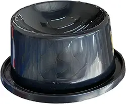 MY PET BRASIL Comedouro Alto Ergonômico e Anti-Formiga para Gatos Adultos - Preto