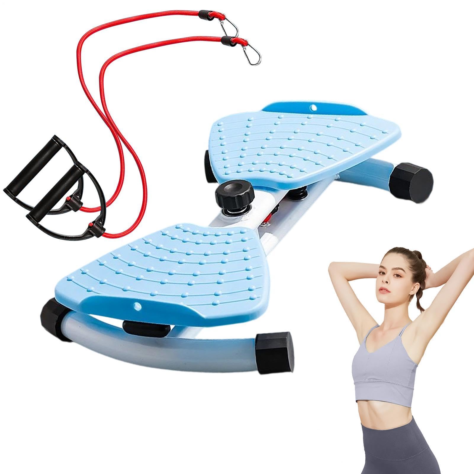 Torsions-Twist-Trainingsgerät | Bauchtrainingsgerät mit Widerstandsbändern, Torsionsplatte für das Bauchtraining, geeignet für Zuhause, Wohnung, Fitnessstudio, Frauen