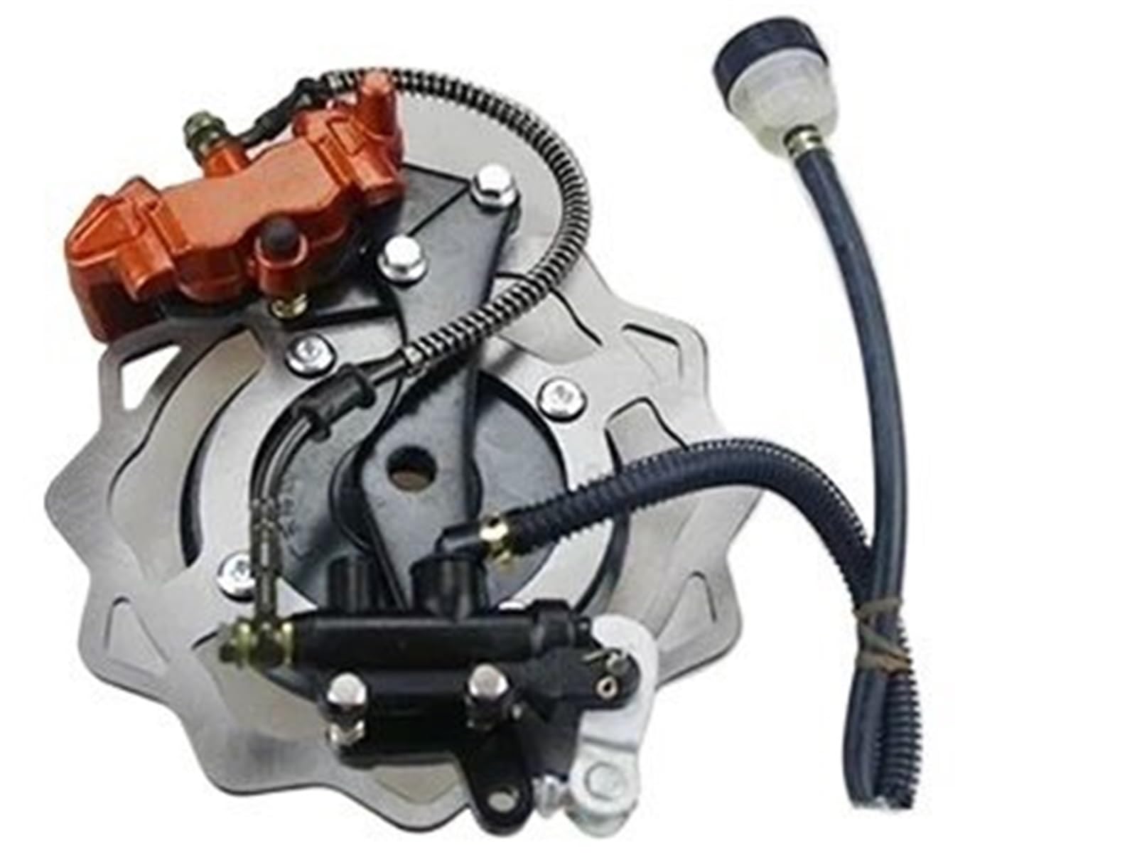 Haysxvr 11Cm J Kit Hub Brake Pump Modified Hydraulic Rear Disc Motorcycle Fit For Upper Lower Calipers Overall Installation Forward Brake Pump(11Cm J)