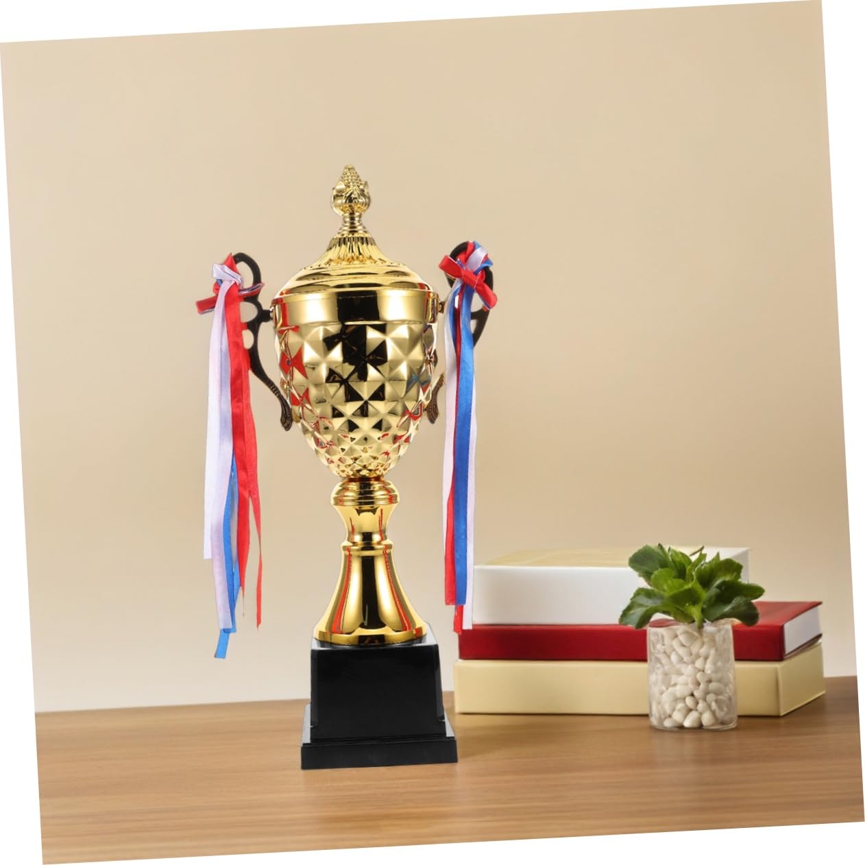 ibasenice Metalltrophäe Für Sportwettbewerbe Pokal Für Auszeichnungen Turniere Und Mannschaften Goldene Trophäe Für Preisverleihungen Und Sportereignisse