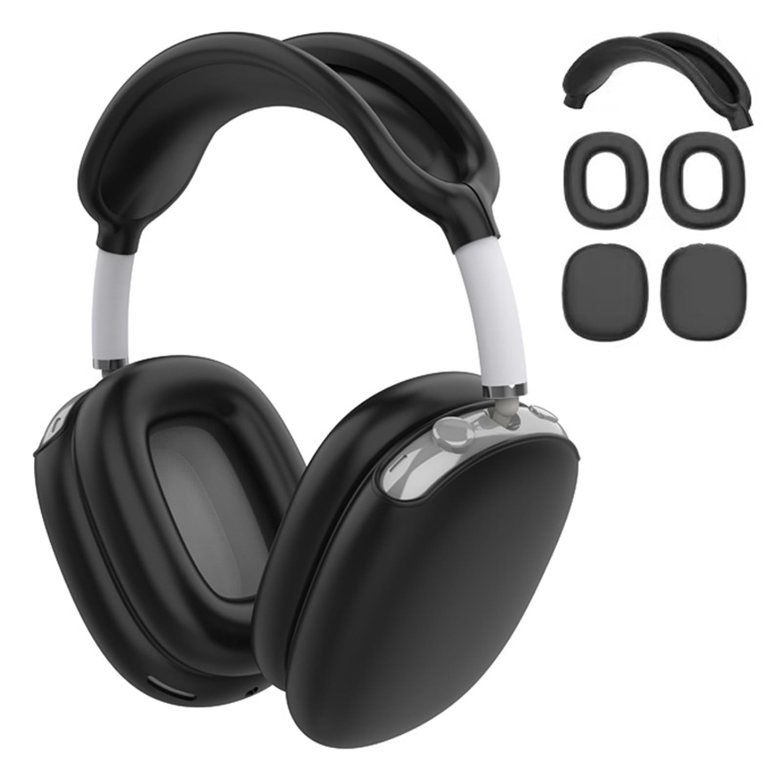Tsophreniq Protective Sleeves for Headphones Featuring AntiScratch Materials Earpads Cover Headband Cover Sleeves Silicone Case