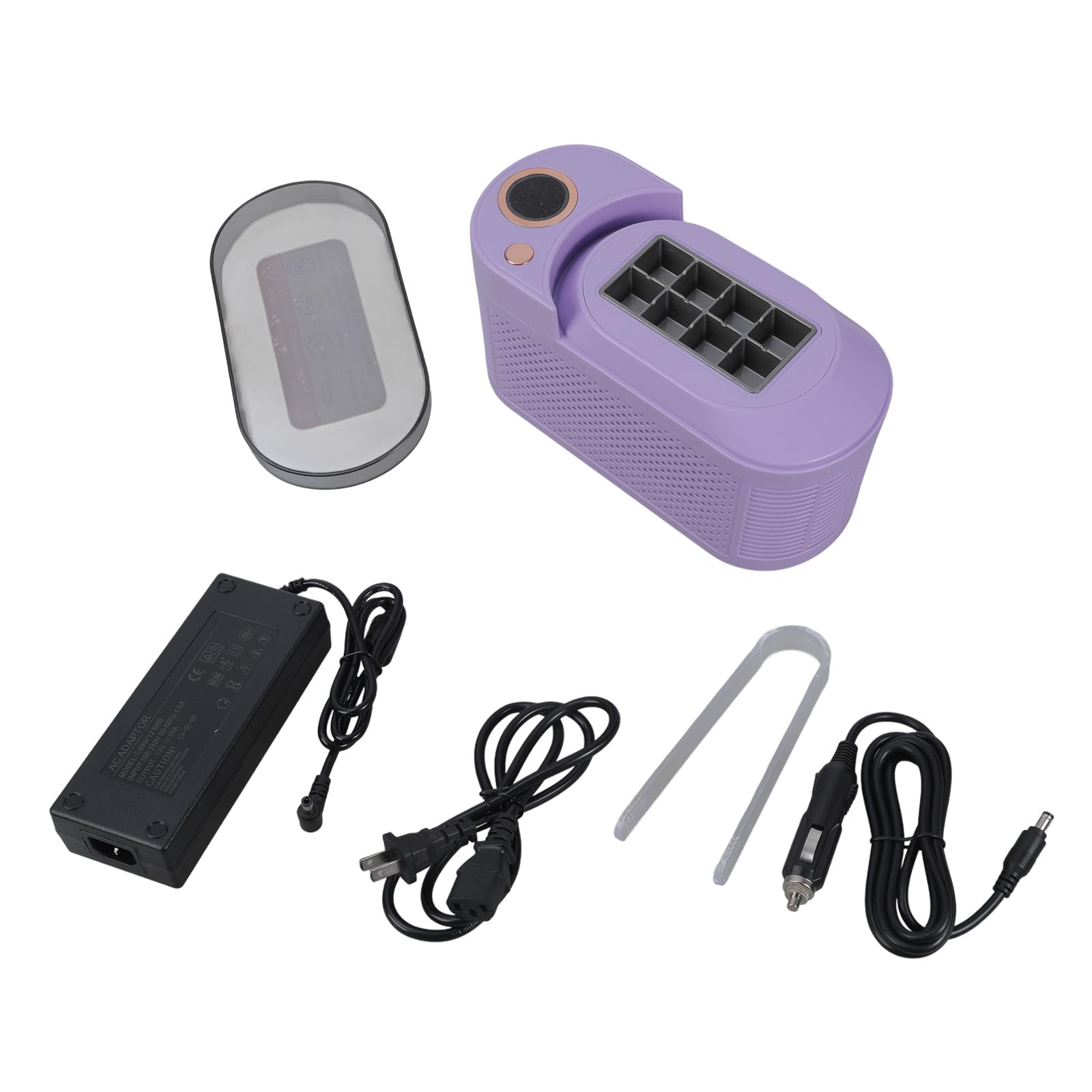HGENAHGTF Portable Countertop Ice Maker Semiconductor Miniature Car Electric Ice Making Machine for Home Kitchen or Camping Desktop Maker for Home