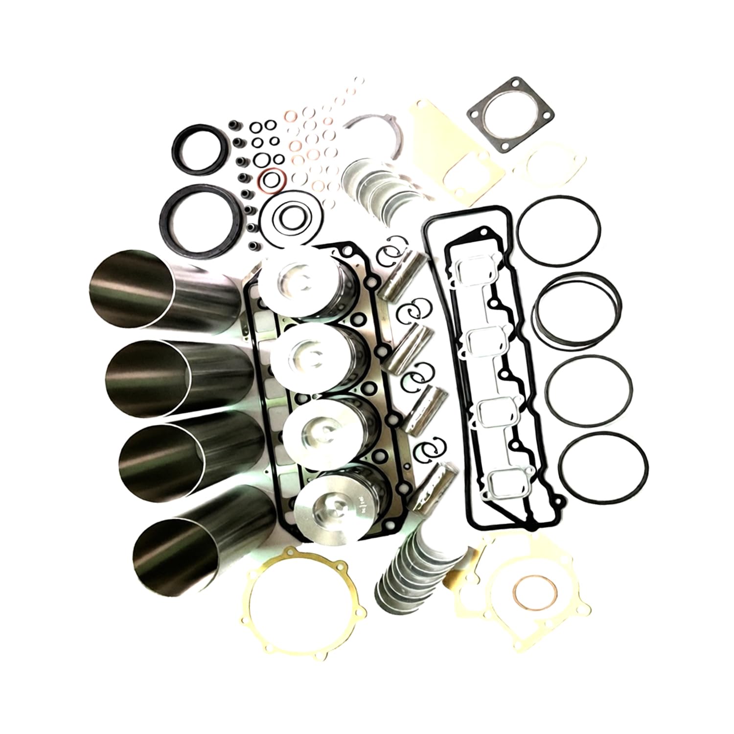 Kit de reconstrucción YN129906-22080 729900-02800 129900-23600 compatible con motor Yanmar 4TNV94L-RZJQ 4TNV94CHT compatible con John Deere Tractor JD1520
