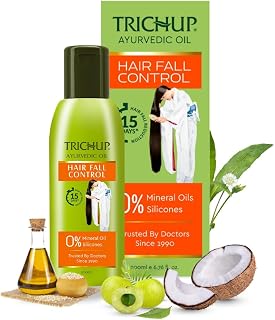 Trichup Ayurvedic Hair Fall Control Oil | No Mineral & Paraben- Pack of 2 x 200ml Price In India