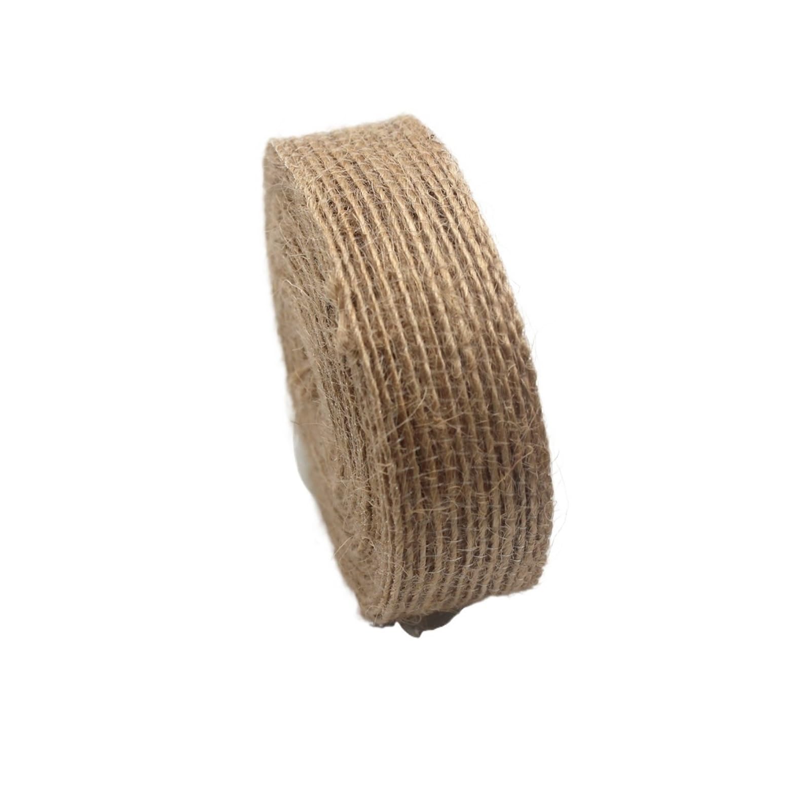 Cinta de yute 20mm arpillera natural para tela DIY y costura de lazos