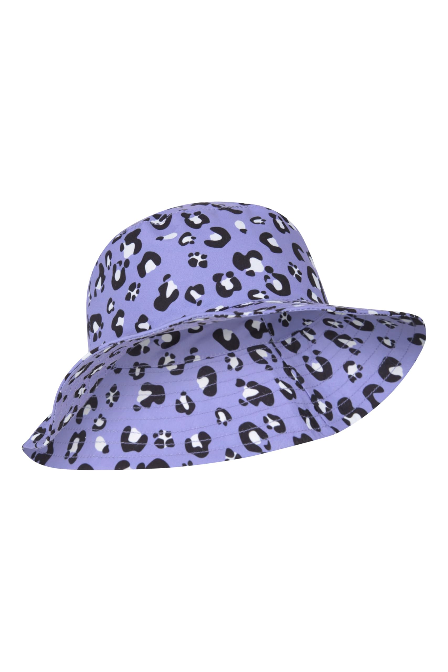 Mountain Warehouse Purple Printed Kids Water-Resistant Bucket Hat M
