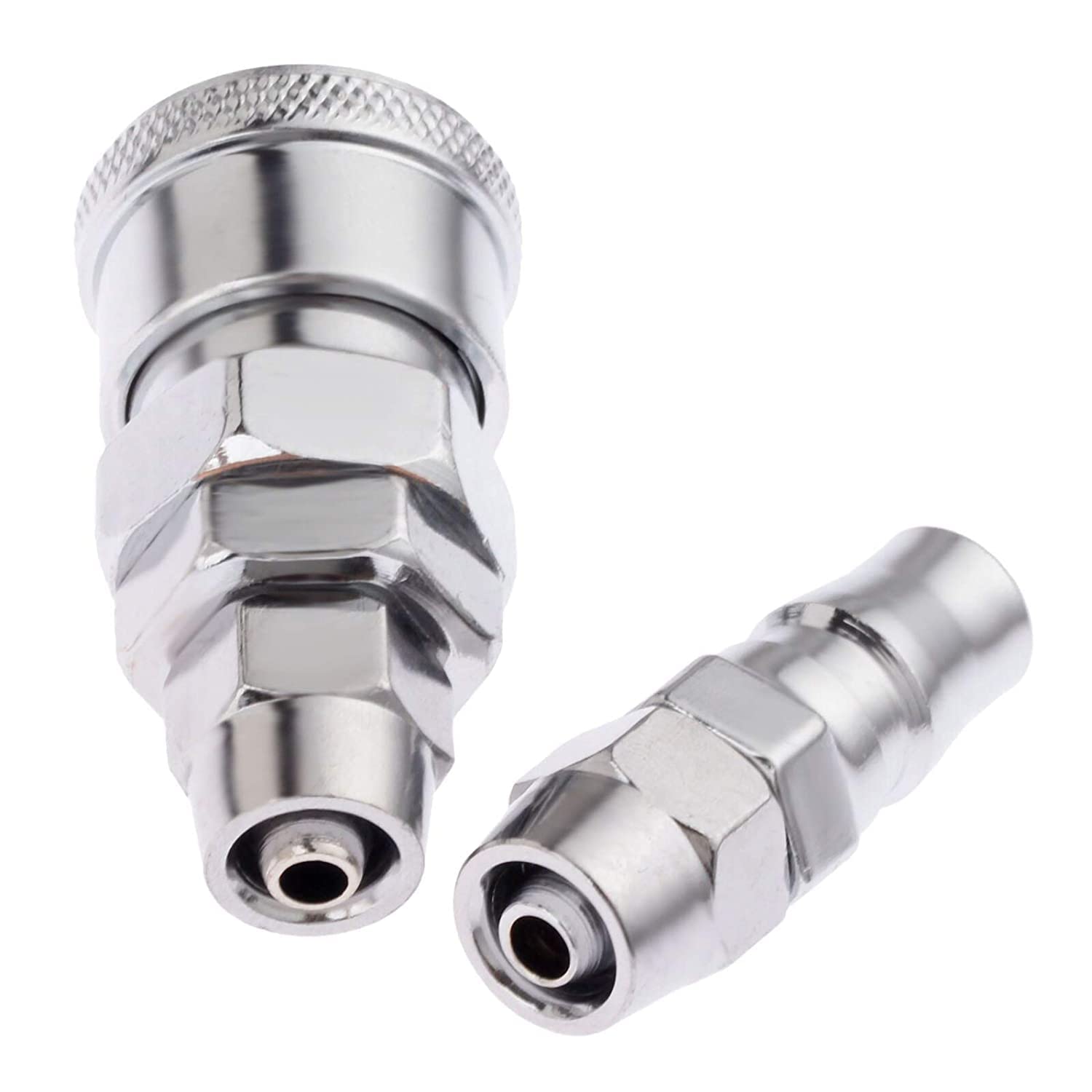 Iron SP20 and PP20 Pneumatic Fittings Quick Release Female Coupler and Male Bayonet Connectors Fittings for 8 x 5mm Air Line Hose 1