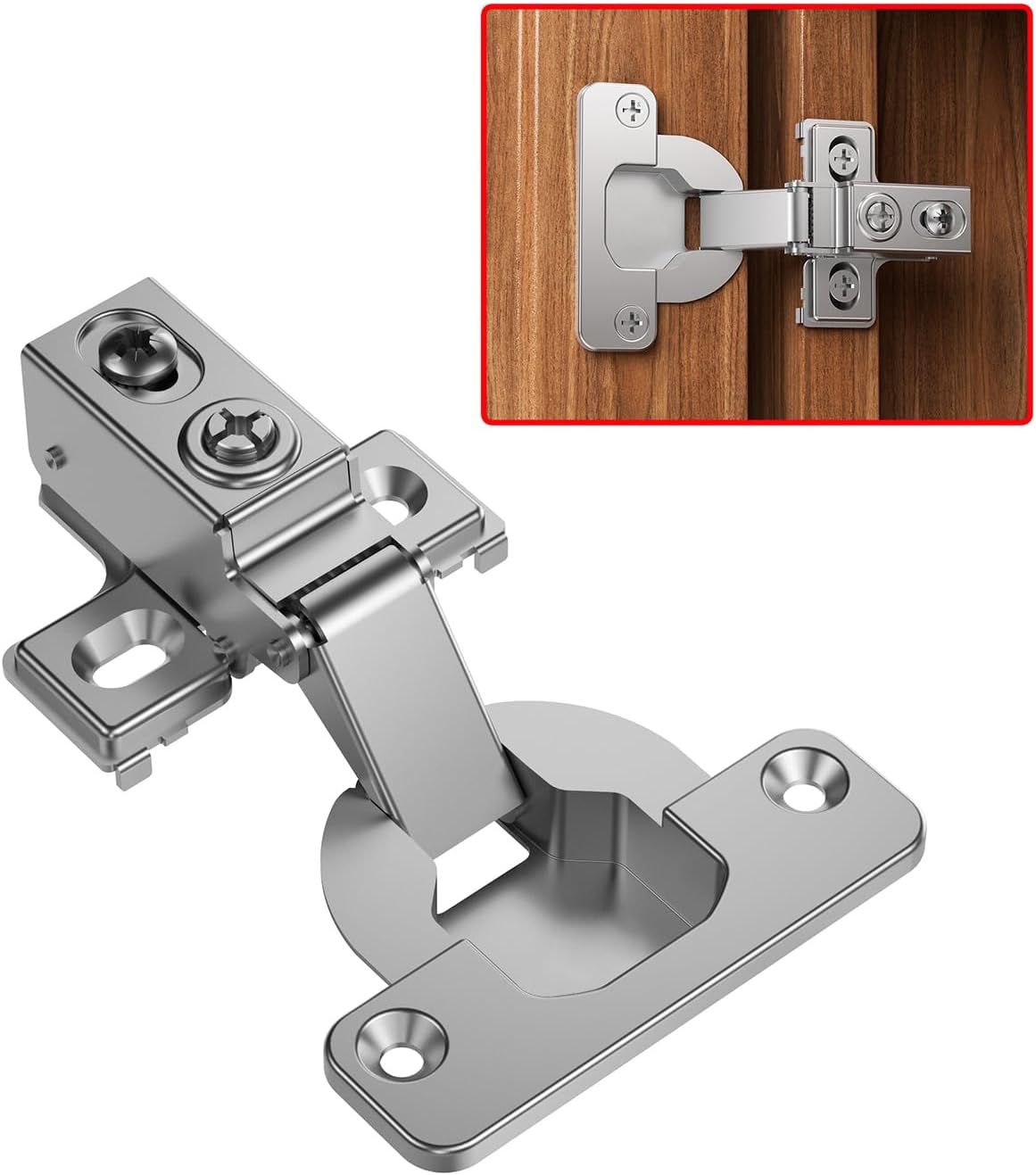 OWODI 6 Pack Soft Close Hinges 11/4 inch Overlay K40 Kitchen
