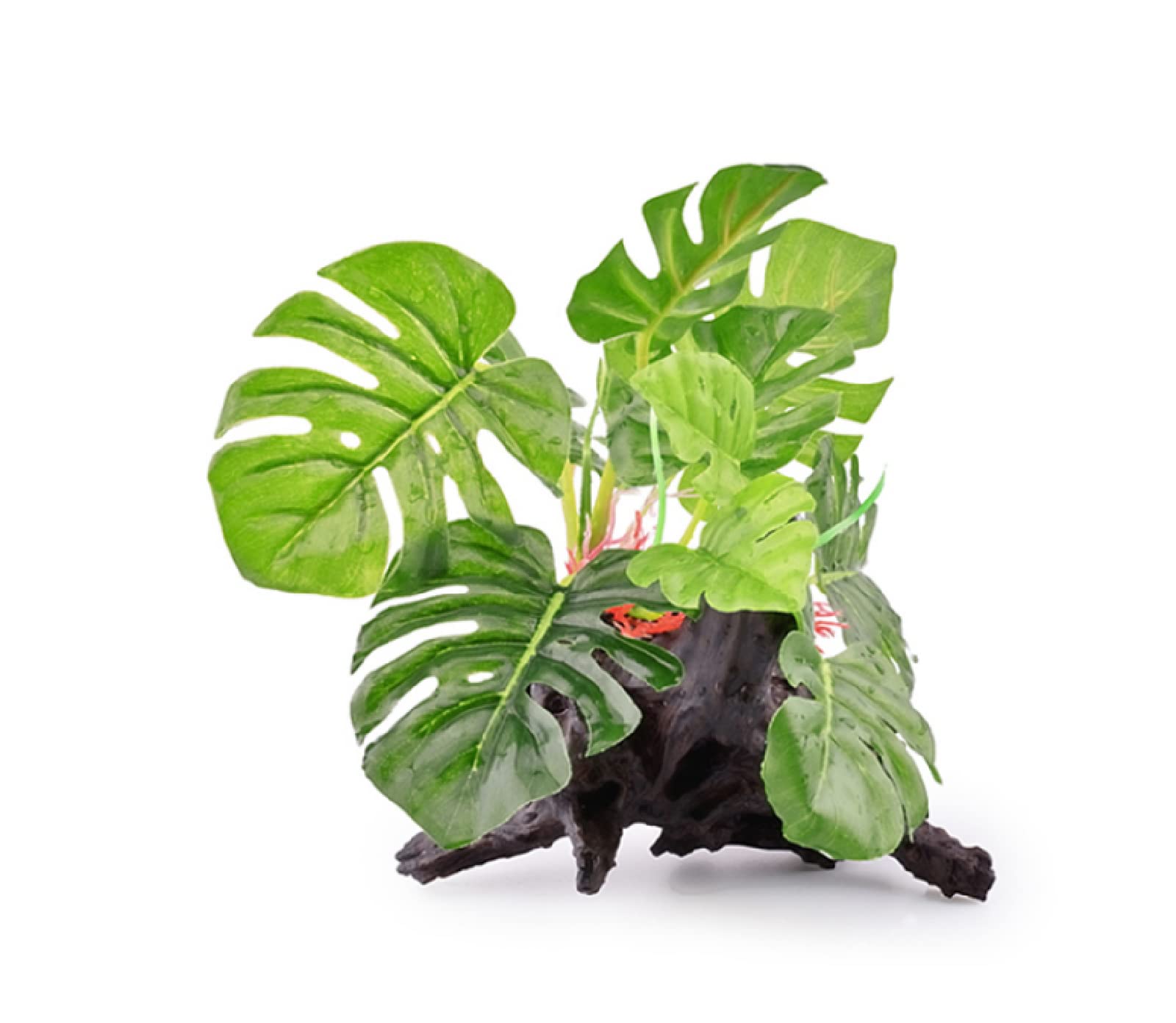 Decorazioni Acquario Arredamento Acquario Arredi Per Acquario Ornamenti Di Simulazione Del Paesaggio Del Serbatoio Di Pesce Pacchetto Di Decorazione Piante Acquatiche Finte Rhododendron Root Tree Fore