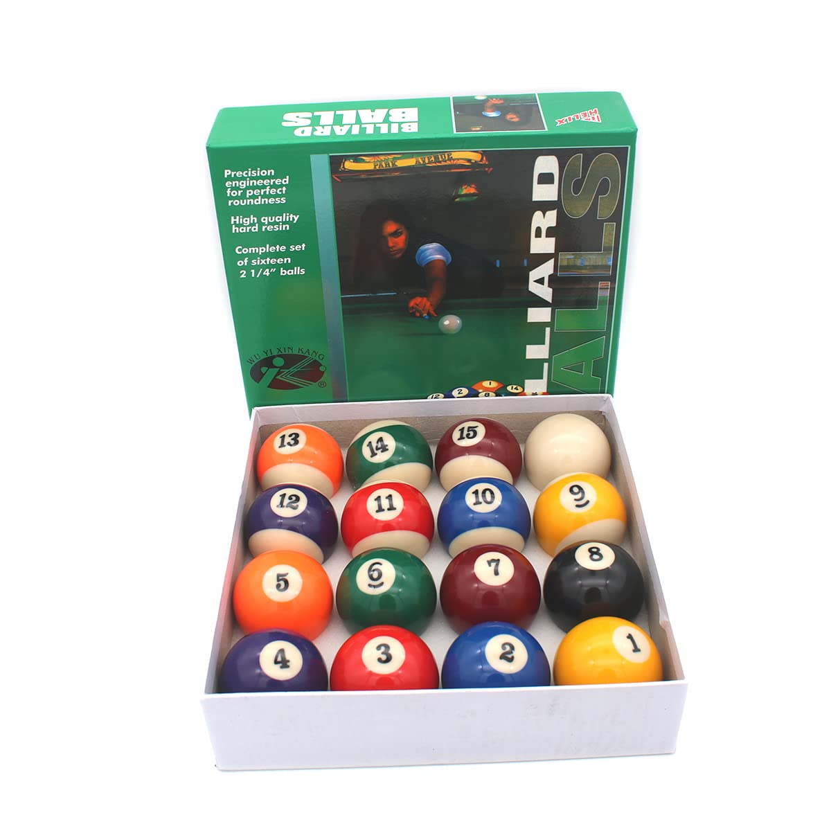 JBB Billiard and Pool Balls Set - 16 Balls-image-14