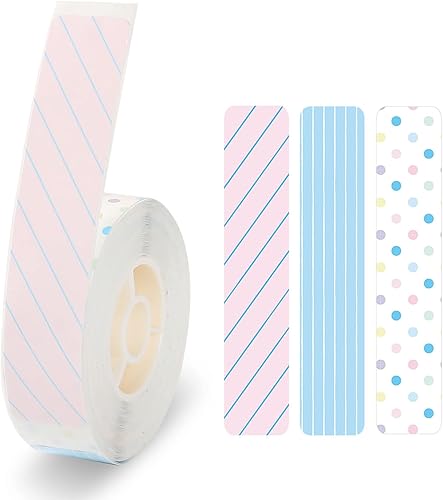 NIIMBOT D11 - 100 etiquetas adhesivas impermeables con motivo de las fiestas para escribir la dirección de correo, para organizar la guardería de