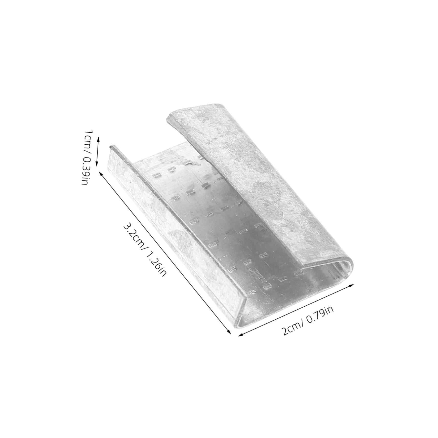 LIFKOME Manual Buckle for Packaging Banding Strapping Steel Banding Strap Packaging Banding Clip Easy to Install Seals