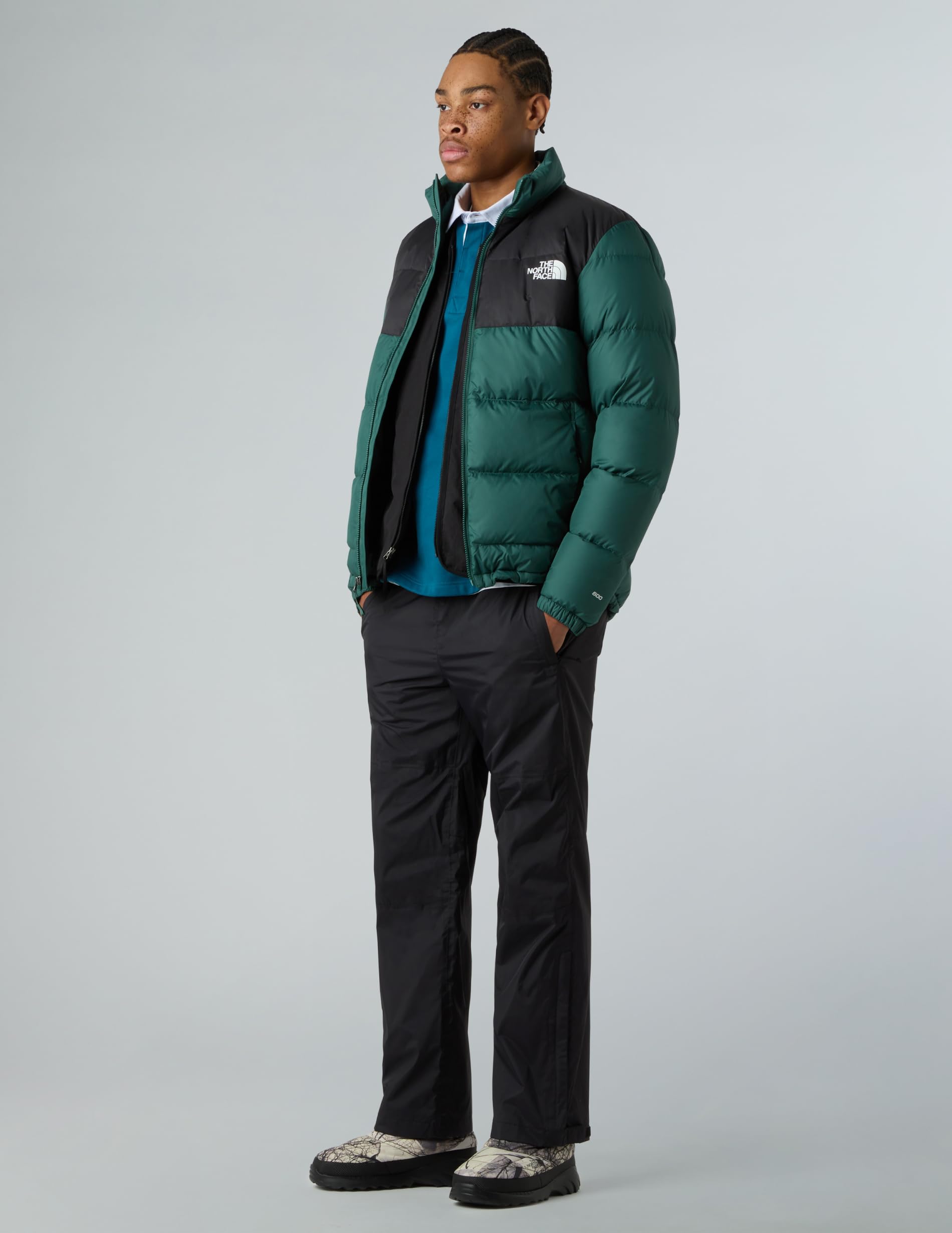 The North Face - Męskie Spodnie Przeciwdeszczowe Antora - Wodoodporne, Oddychające - TNF Black-NPF