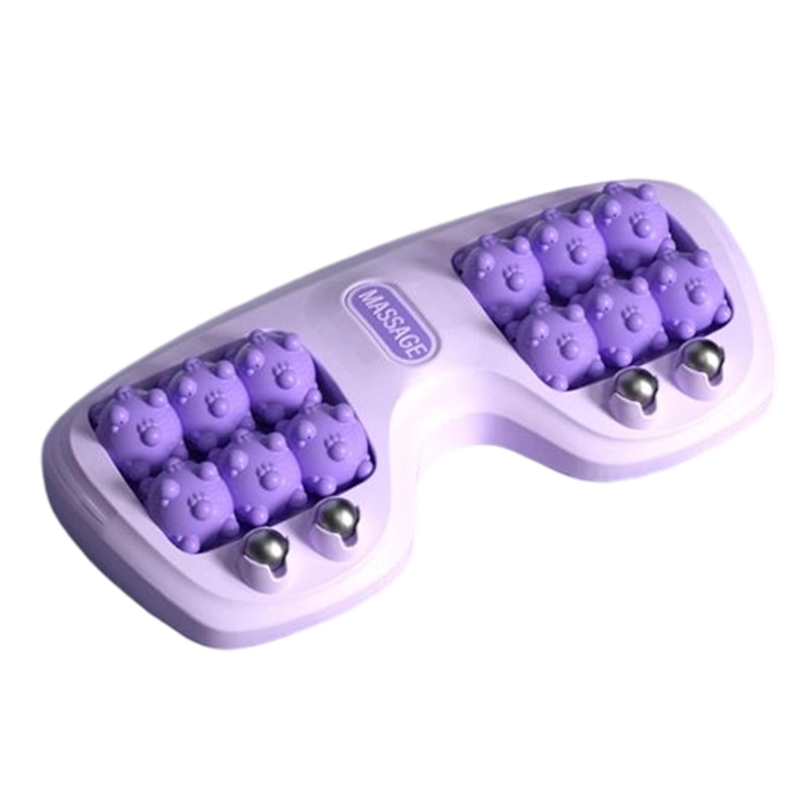 Dewireaey Rodillo para pies, masajeador para las plantas de los pies, masajeador de pies portátil para relajación muscular para piernas, caderas, espalda, hombres, mujeres, deportistas, para viajes