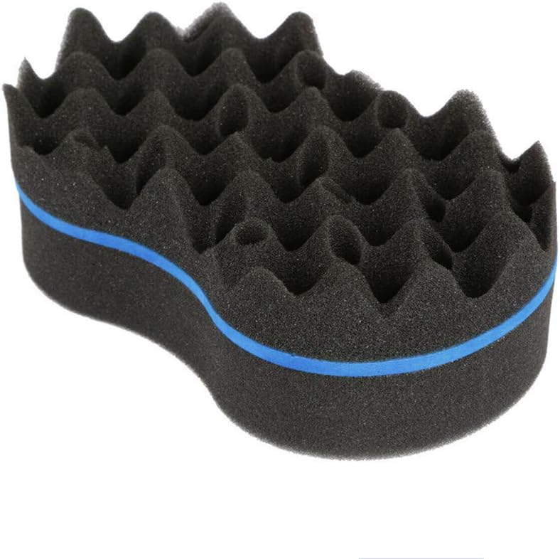 Anself Wave Barber Hair Brush Sponge Tool Dreads Afro Locs Twist Curls Coil Braids