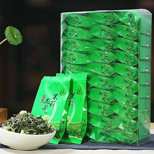 天然中国産ジャスミン緑茶 莫麗茵毫ジャスミン銀芽茶 150g