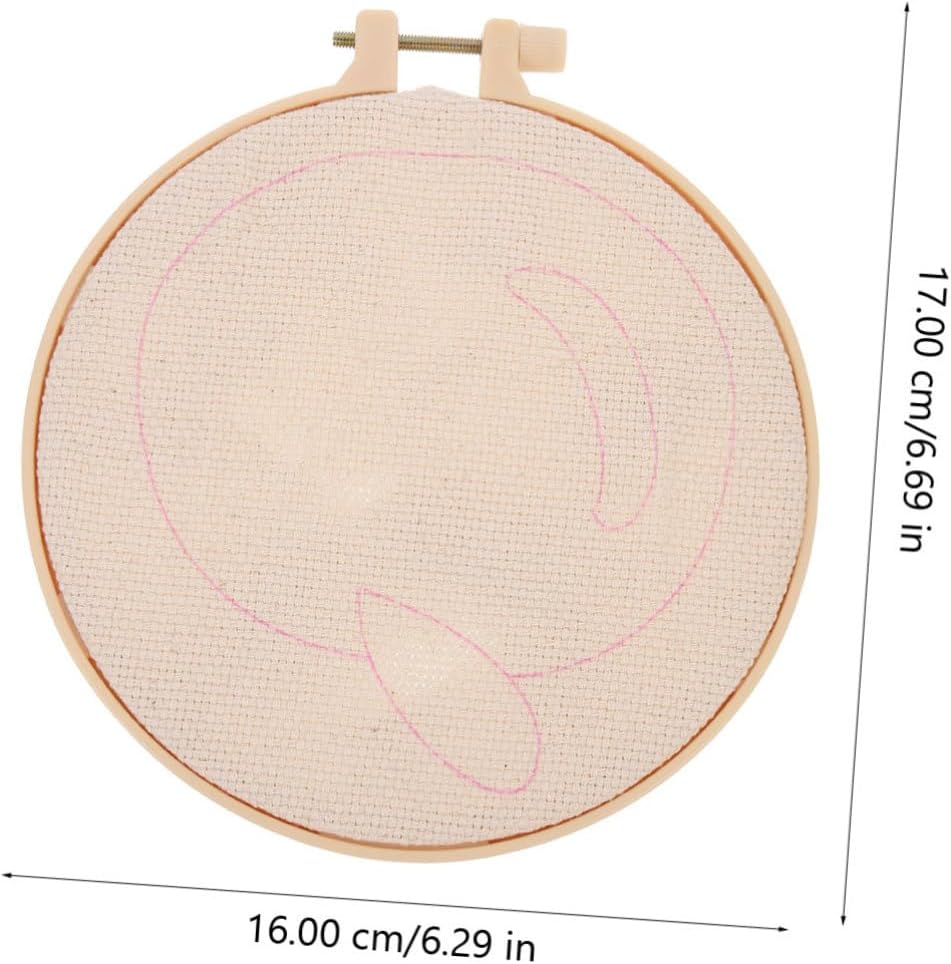 DOITOOL Handcraft DIY Needle Punch Material Punch Needle Embroidery Coaster Home Decor Needlework Supplies