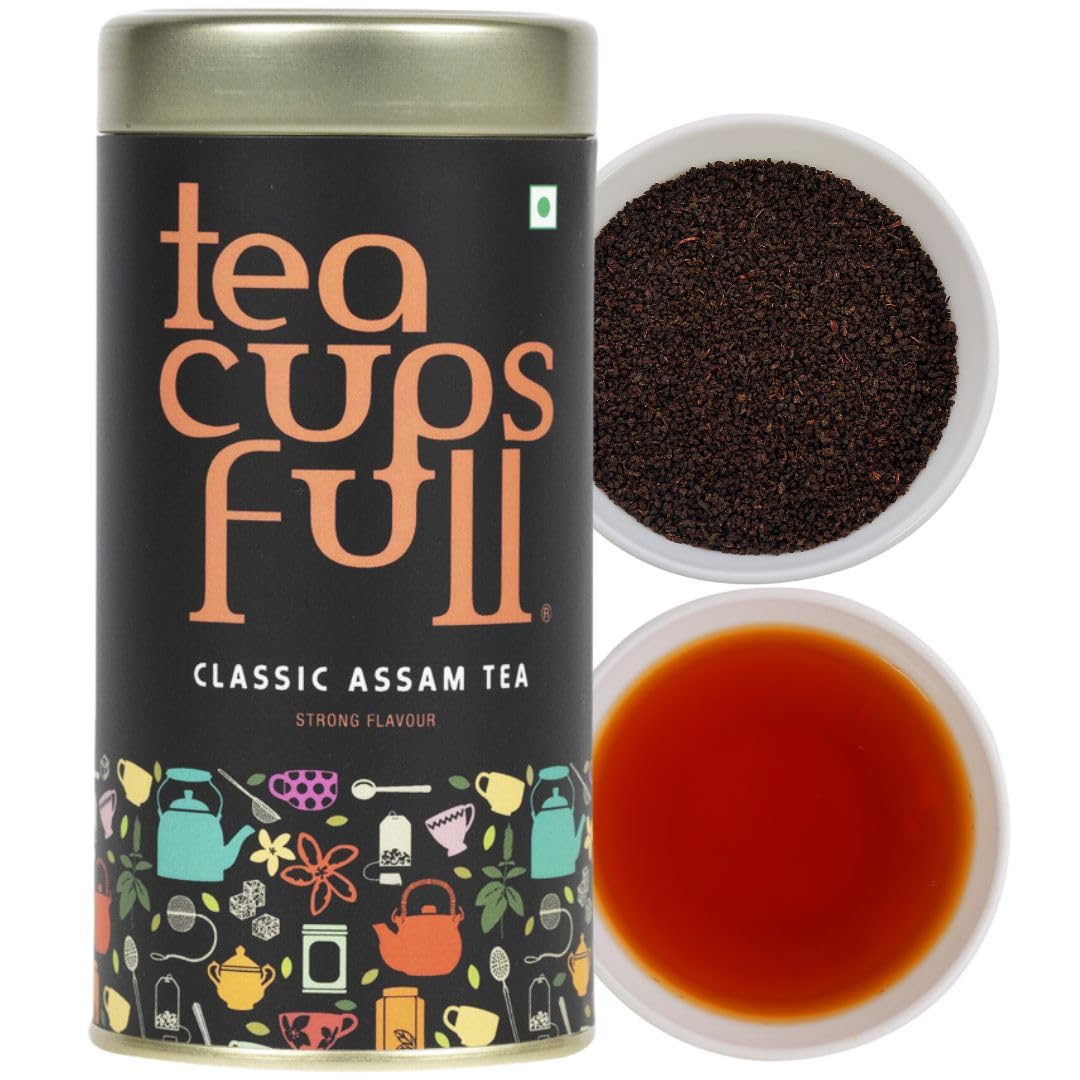 Classic Assam (Ctc) Halmari Tea Estate Selected By Ex Tea Planters Robust Black Tea Bright Colour Strong & Malty Flavour 100 Gm (3.52 OZ)