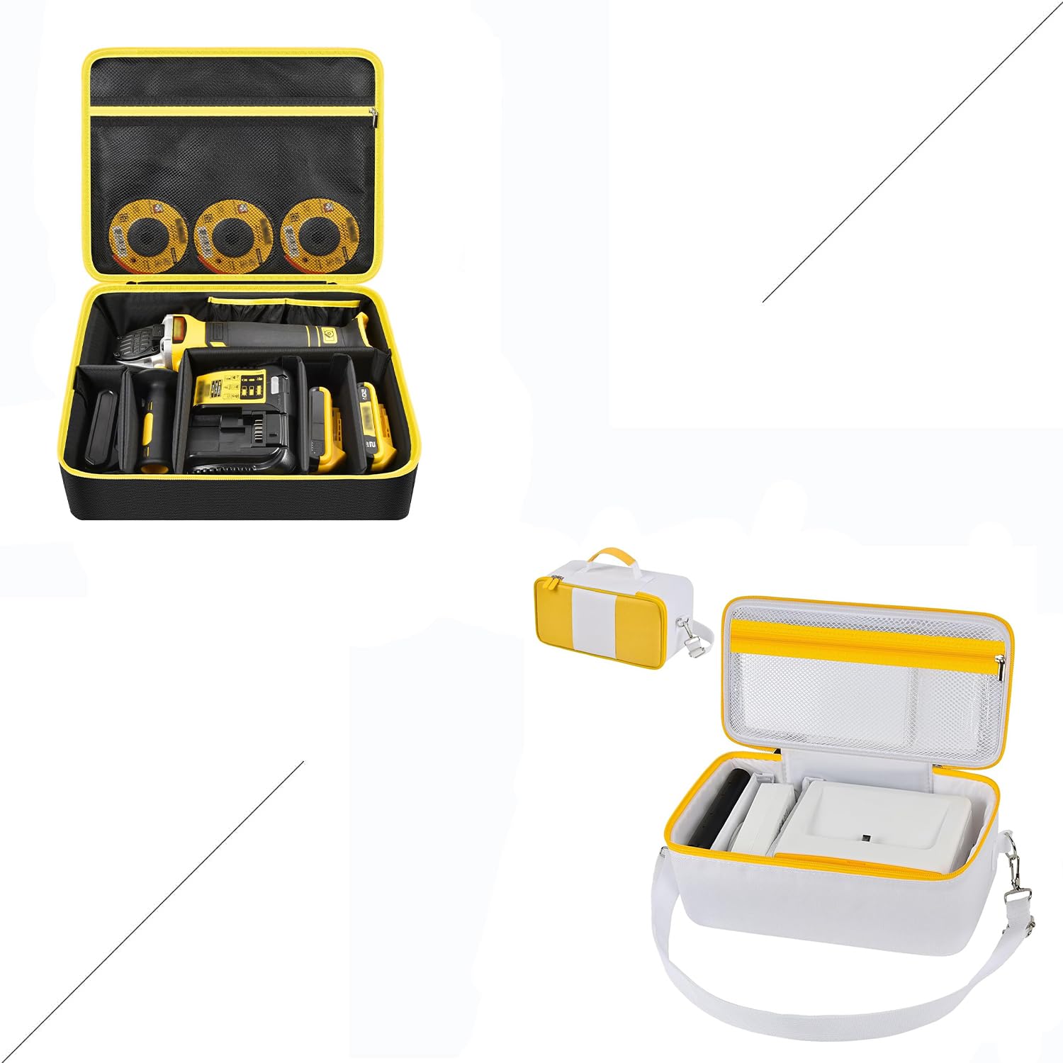 Peciue Bag Compatible with DEWALT 20V MAX* Angle Grinder Tool (DCG413B)+Carrying Bag Compatible with Kodak Dock/Plus 4x6”Photo Printer