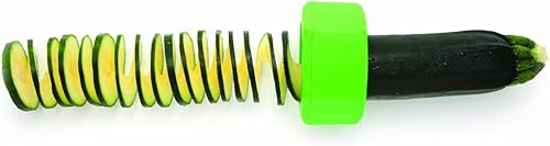 Cortador en espiral de pepino ideal para pepinos y calabacines Verde,Amarillo