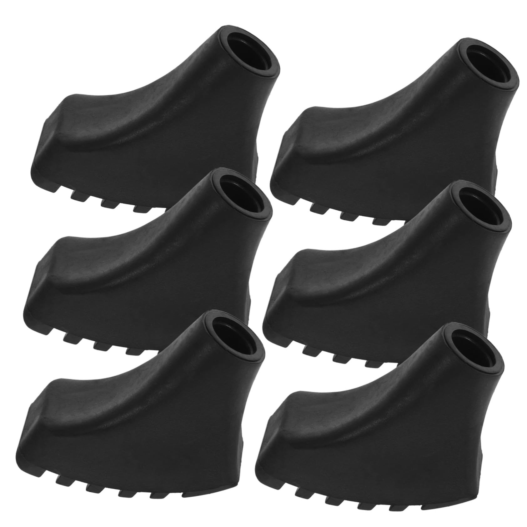 Sosoport Wanderausrüstung Wanderschaft Zubehör Schneeschutz Für Hiking Pole Wanderzubehör Wanderstockspitzen TIPP Abs Rohrgummispitzen Ersetzen Krücken Zubehör Black