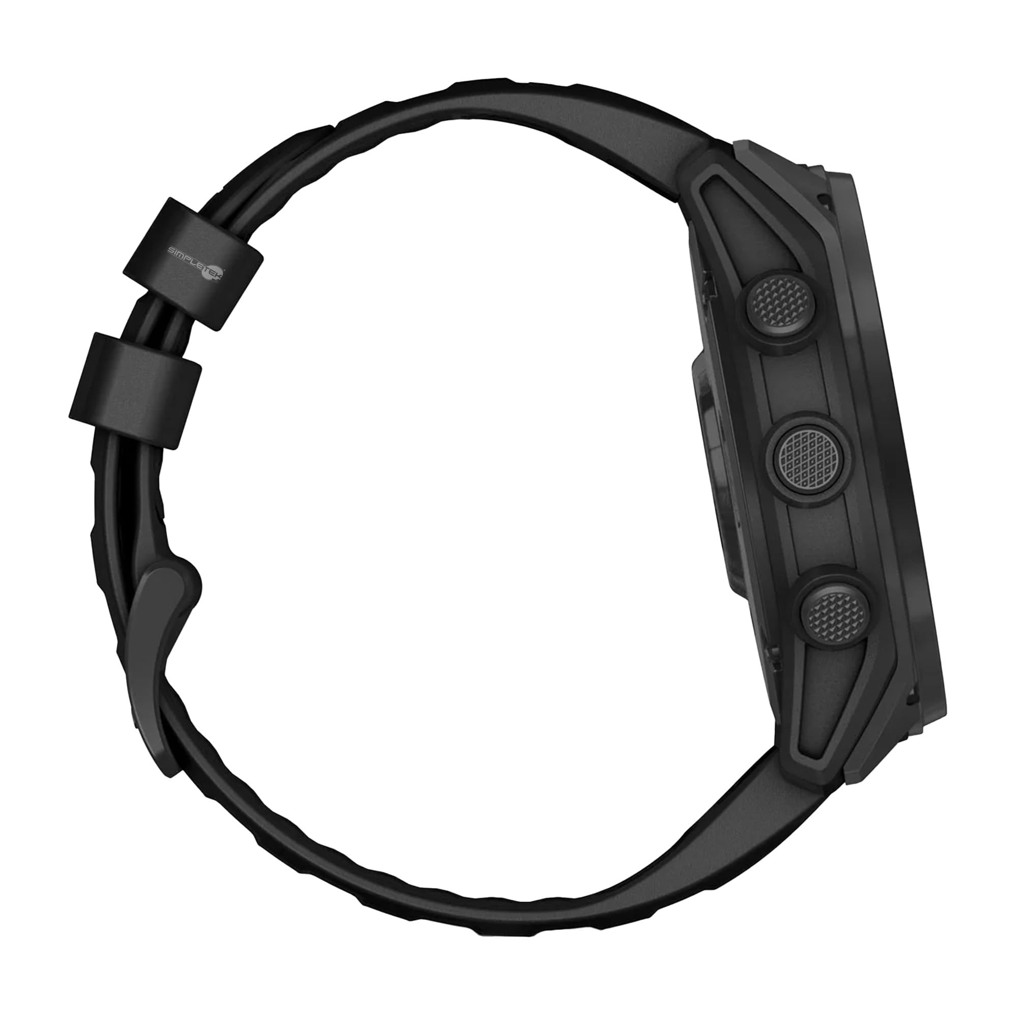 SIMPLETEK - Smartwatch Tattico 51mm Ricarica Solare Titanio GPS Multibanda