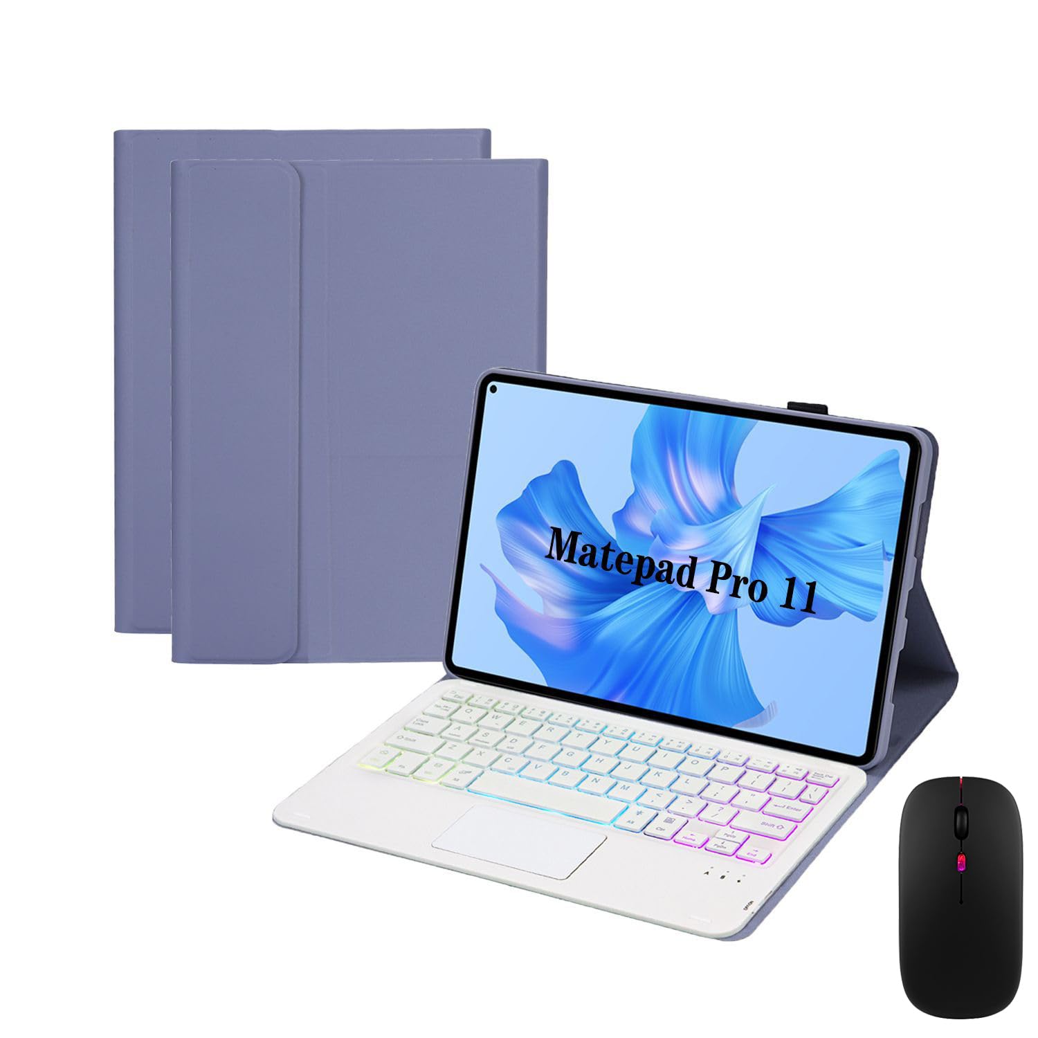 Amazon | 紫色,GUPENAA Huawei Matepad 11.5 2023用キーボードケース 