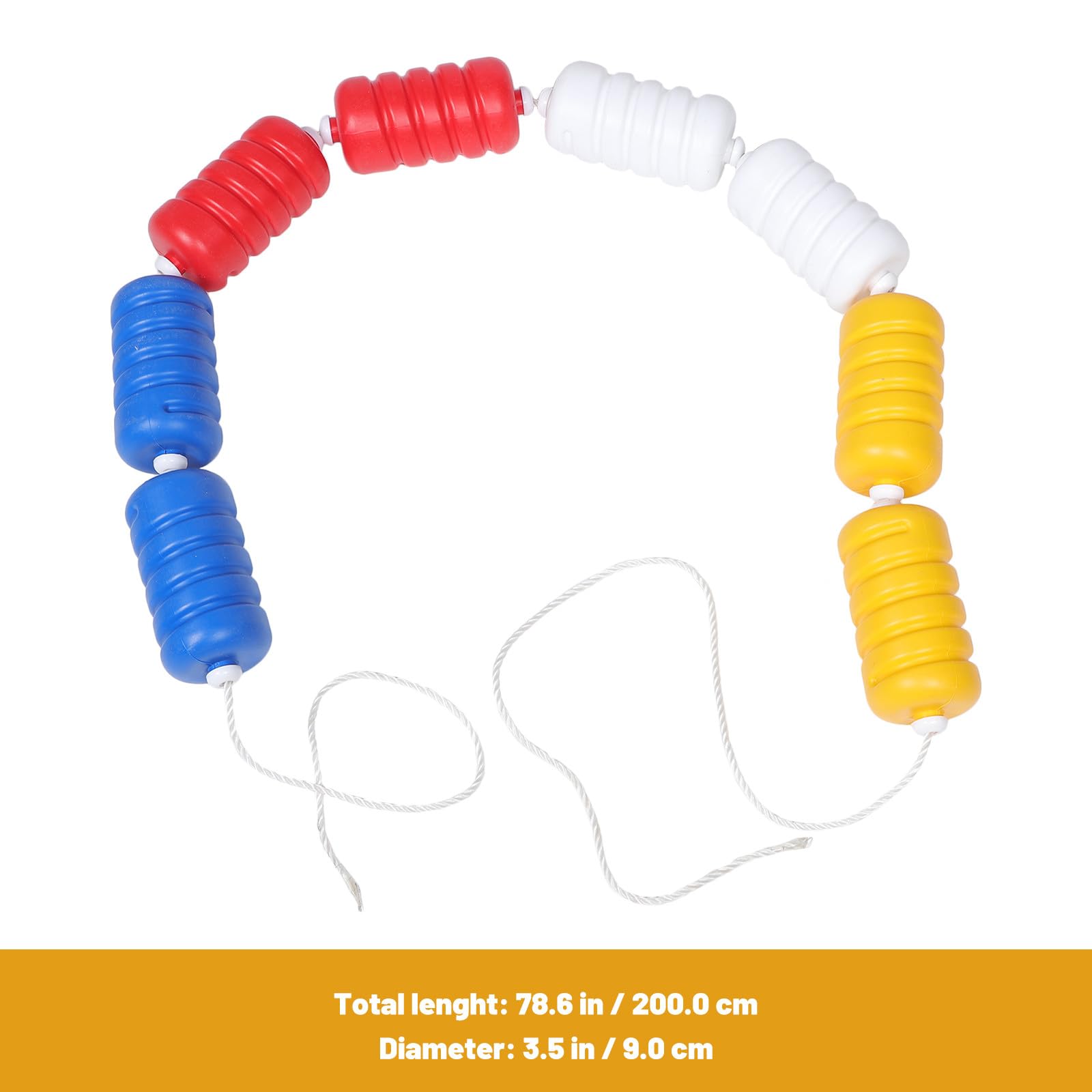 Artibetter Ligne de Bouée Piscine en Toute Sécurité avec Flotteur en Plastique Facile à Utiliser pour Séparer Zones de Baignade