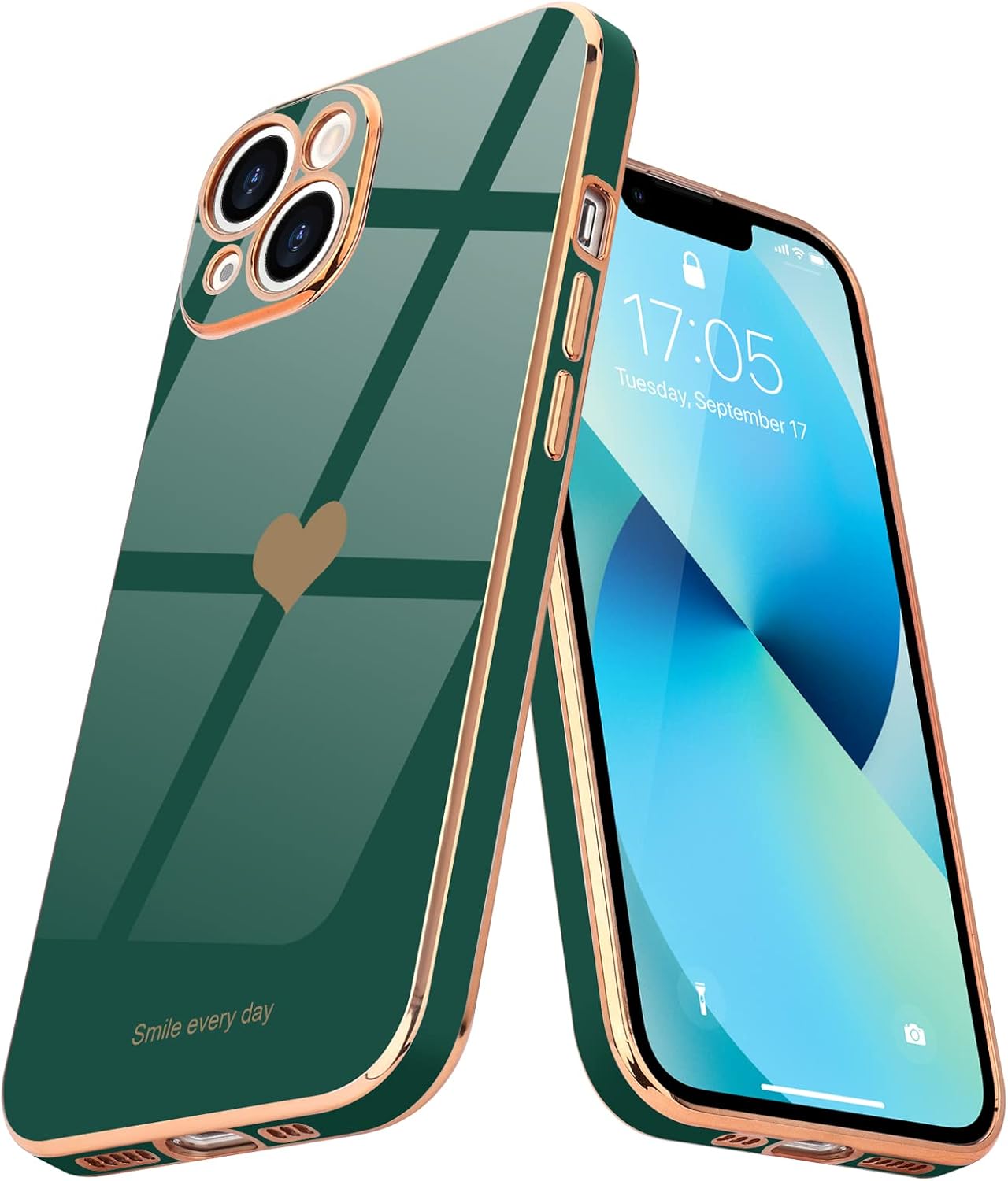 Teageo for iPhone 13 mini Case for Women Girl Cute Love