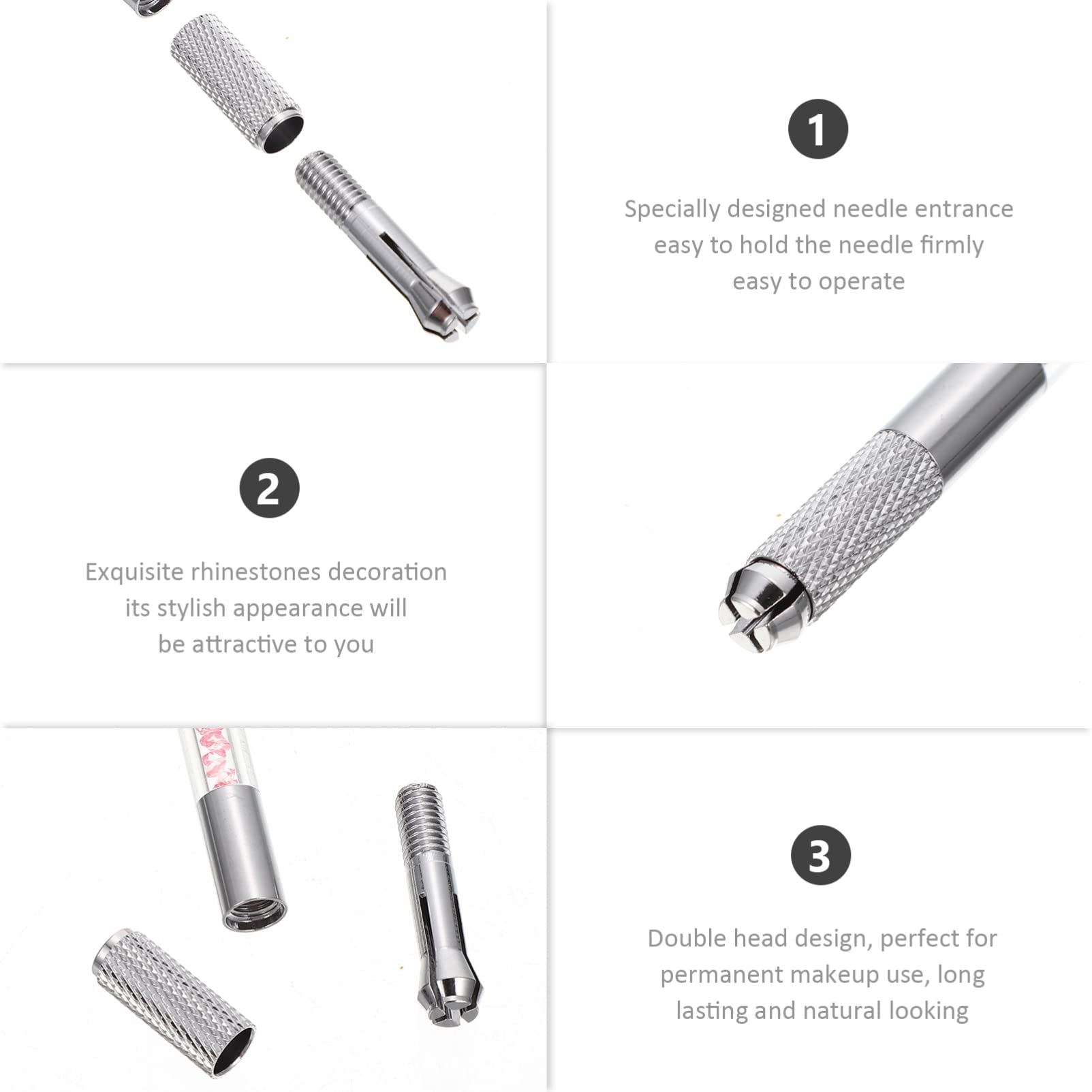 10 Stück Microblading Stift mit Zwei Enden für Augenbrauen Tattoo