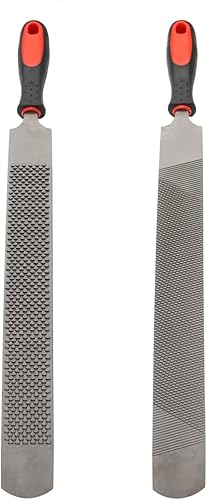 Miniatura 5 de Raspa de pezuñas de 18 pulgadas, lima de herradura con mango de goma, herramienta de archivo de acero al carbono, adecuada para