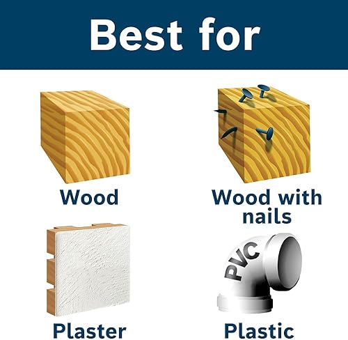 Miniatura 3 de BOSCH T15RC Juego de hojas de sierra caladora de corte de madera y metal con mango en T de 14 piezas