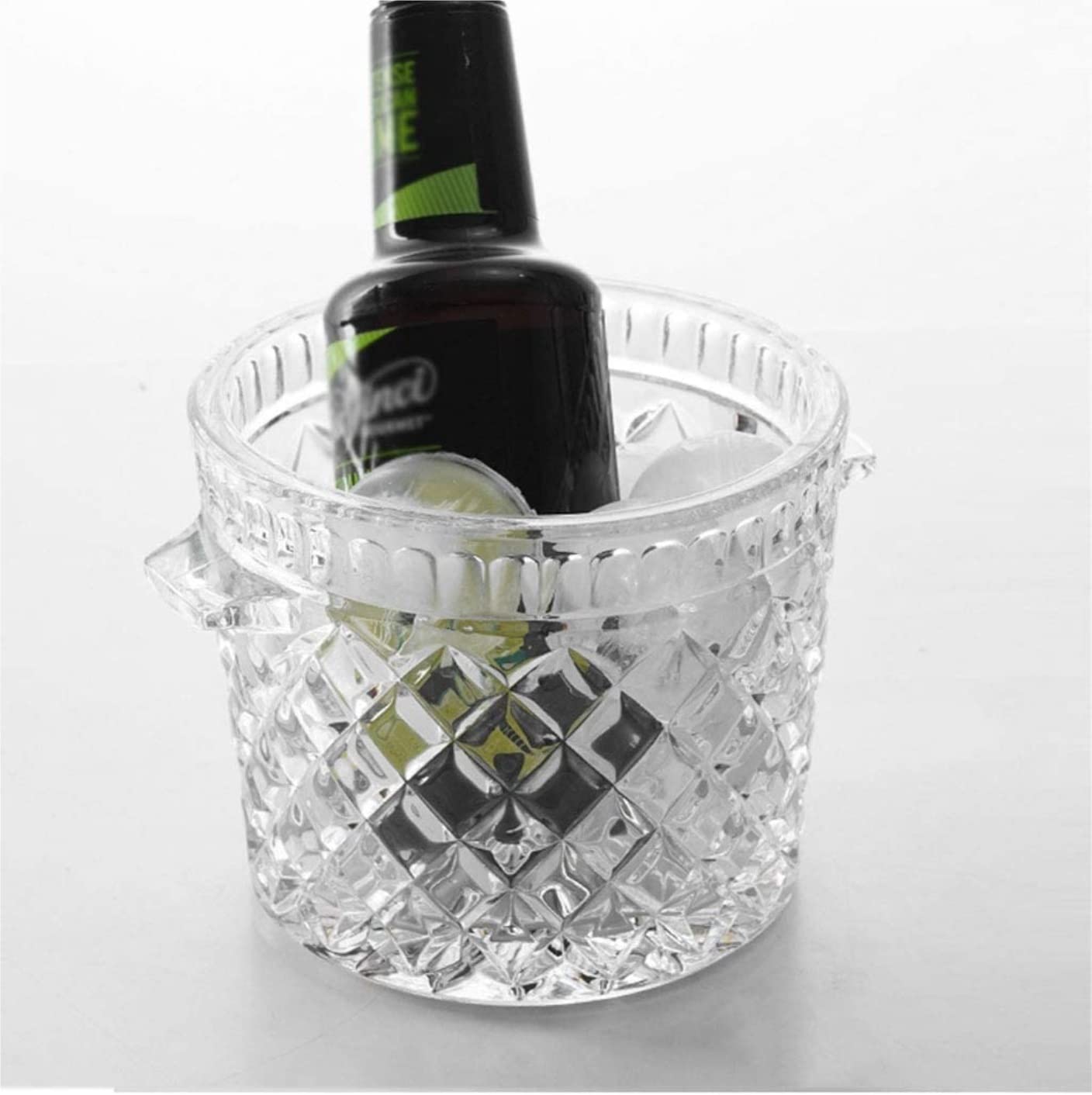 Cubiteras Cubo Enfriador Cubo De Hielo De Vidrio Cubo De Champán Portátil Cubo De Bebidas Actividades De Fiesta Y Camping Champán Cubeta de Hielo