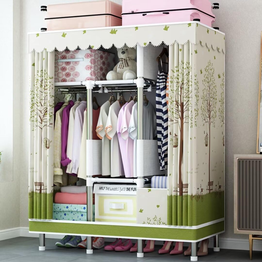 Amazon｜KASYANKA ワード ローブ クローゼット カバー付き カーテン式