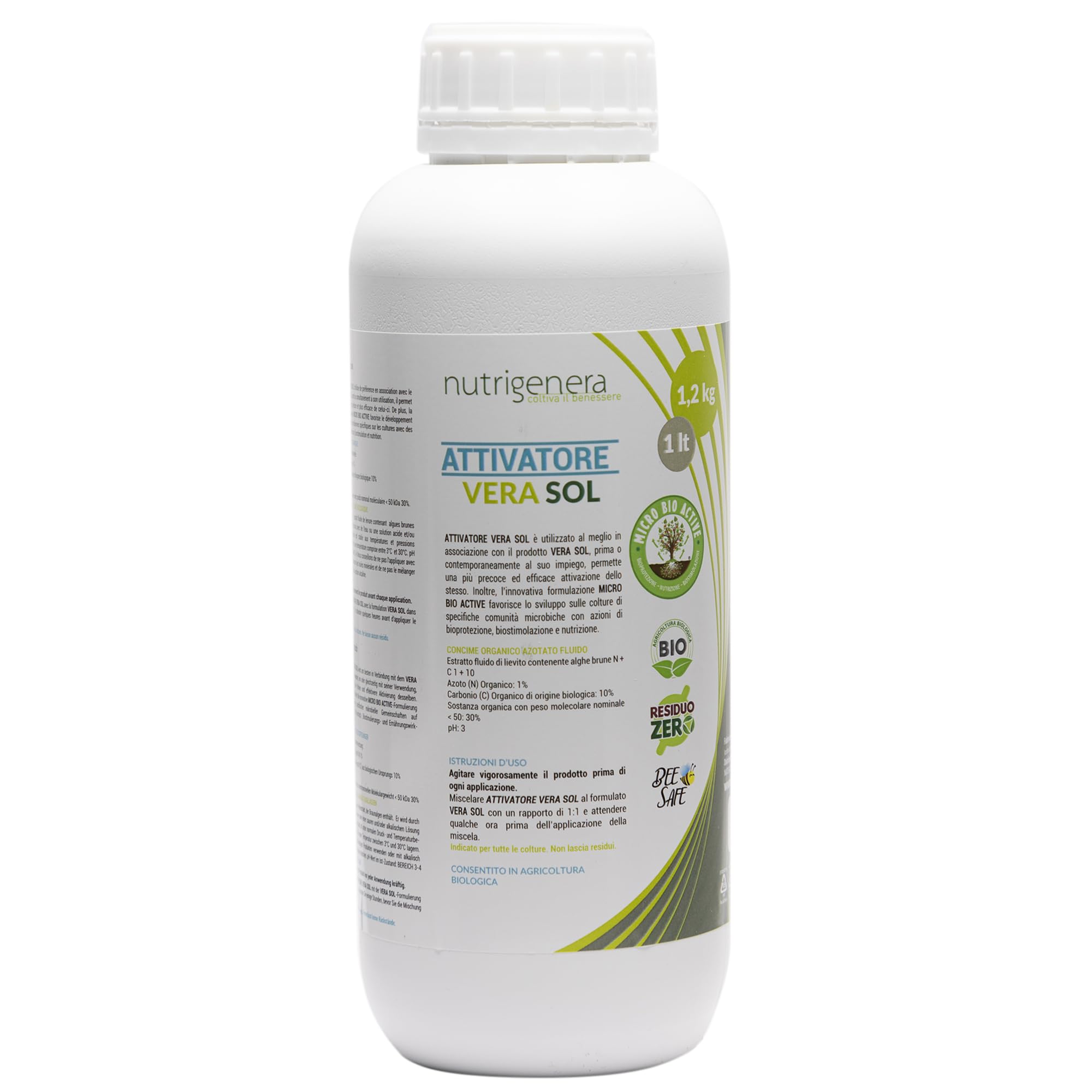 Vera sol bio- Repellente Insetti Dannosi a base di Beauveria bassiana, Metarhizium e batteri della rizosfera - 1L