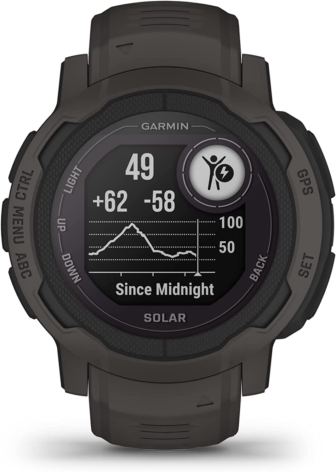 Garmin Smartwatch-GPS-Deportivo, Negro, 0