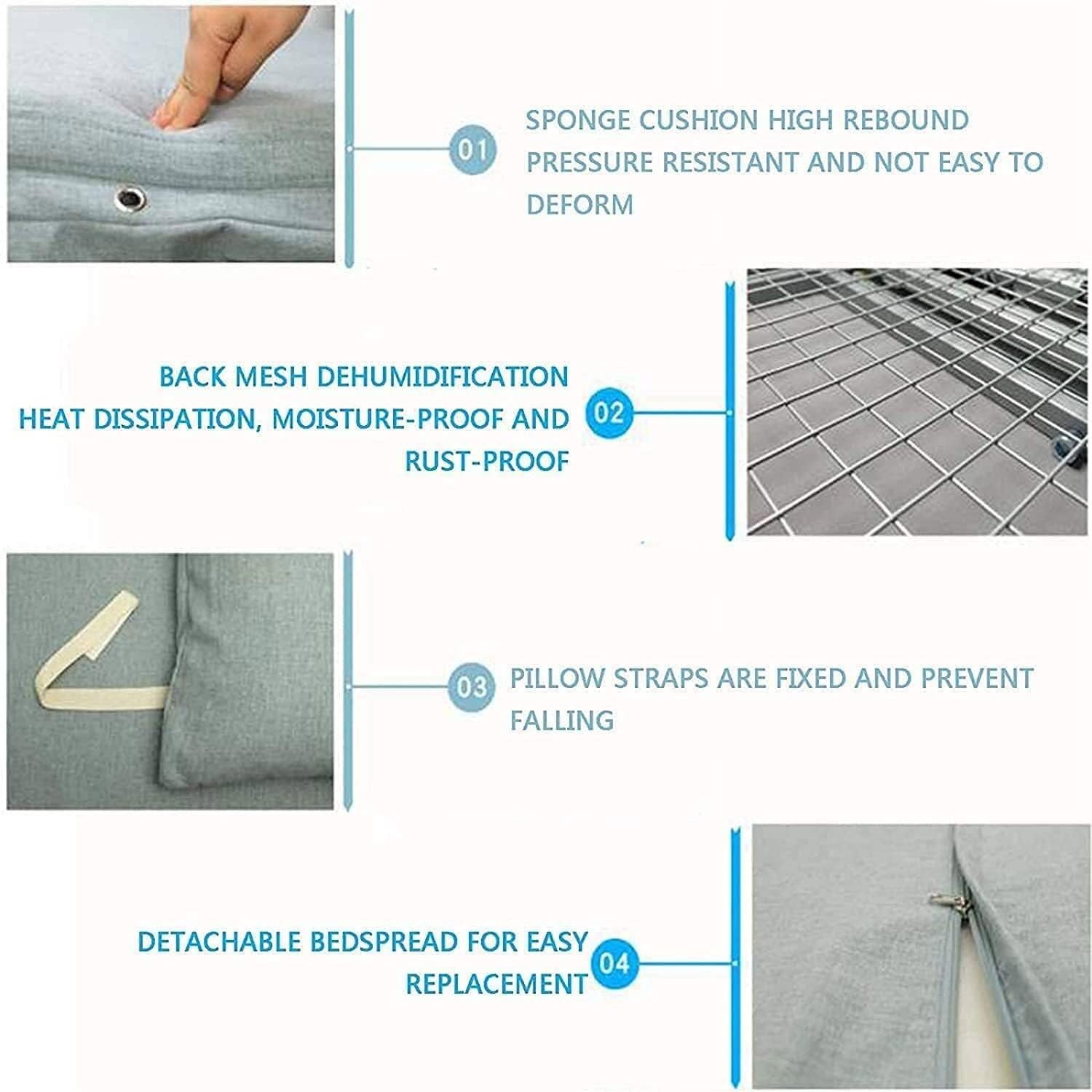Respaldo De Cama Elevable Eléctrico Ajustable, Soporte For El Cuello Y La Zona Lumbar,Almohada Elevadora For Aliviar Los Ronquidos For Personas Mayores Y Discapacitadas,Ayuda For Sentarse Y Levantarse