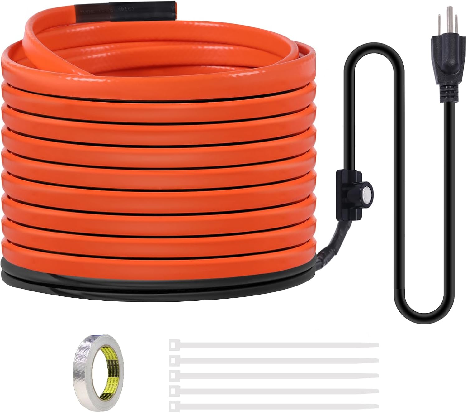 BDDFOTO Water Pipes Heat Cable for Freeze Protection, 15ft(4.5m) Water