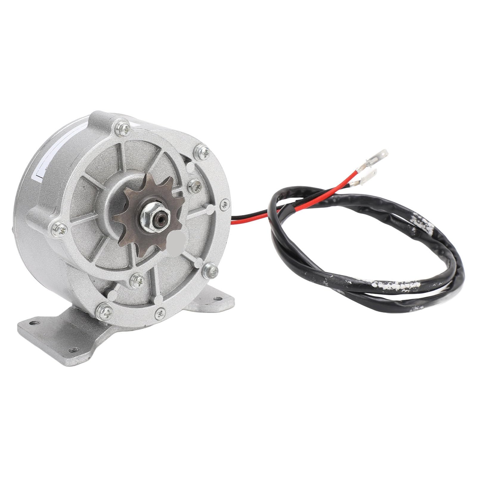 VGEBY Elektrischer Fahrradmotor-Untersetzungsmotor, Aluminiumlegierung, Untersetzungsmotor, 24 V, 650 W, U/min, Umkehrbare Drehung, Schnelle Installation für Elektrofahrräder, Kleine Motorräder
