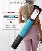 Vista 7 de HAPBEAR Extra Large Yoga Mat - 72"x48"/78"x54", 1/4" & 1/3" Thick, Non-Slip, Durable, Eco-Friendly, Wide Exercise Mat for Home Workouts, Yoga