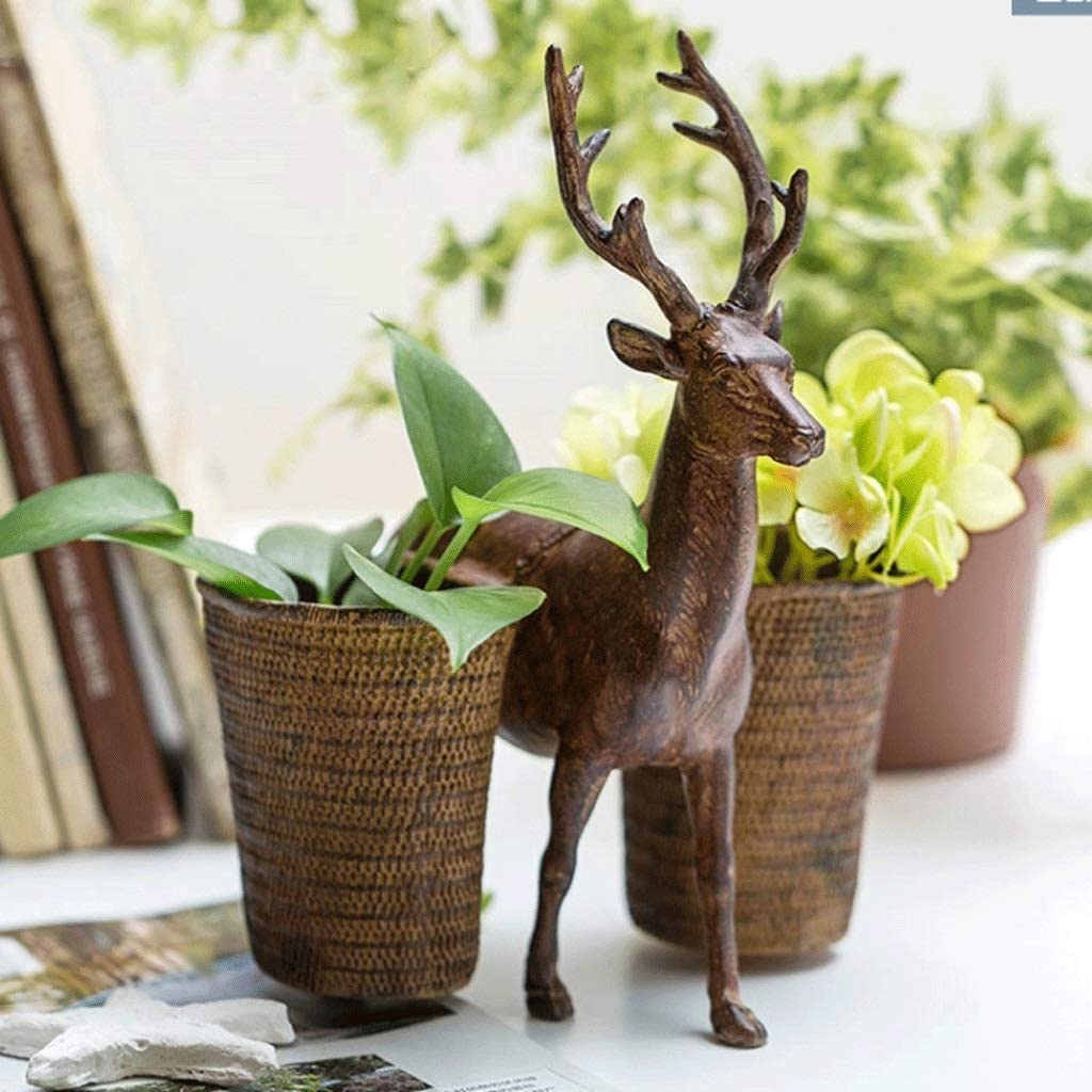 Stiftehalter Stifthalter Stifteköcher Schreibtisch-Stifthalter, Multifunktionaler Hirsch-Stifthalter, Büromaterial, Desktop-Aufbewahrungs-Dekorationszubehör, Stifthalter-Cup Stiftköcher Schreibtisch O