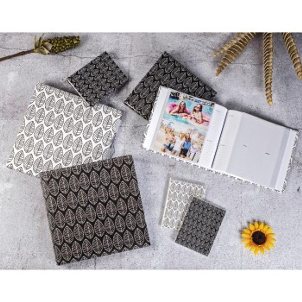 Hama Álbum de Fotos 10x15cm 30x30cm 100 hojas Scrapbooking Negro y Blanco