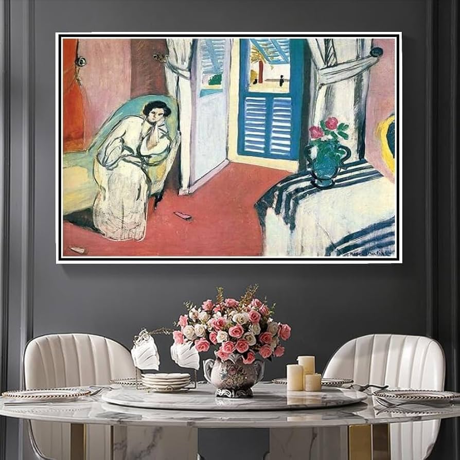 アンリ・マティス(Henri Matisse)、【坐る女】、高級画集画、状態良好 アンリ・マティス 「座るバラ色の裸婦」アートポスター