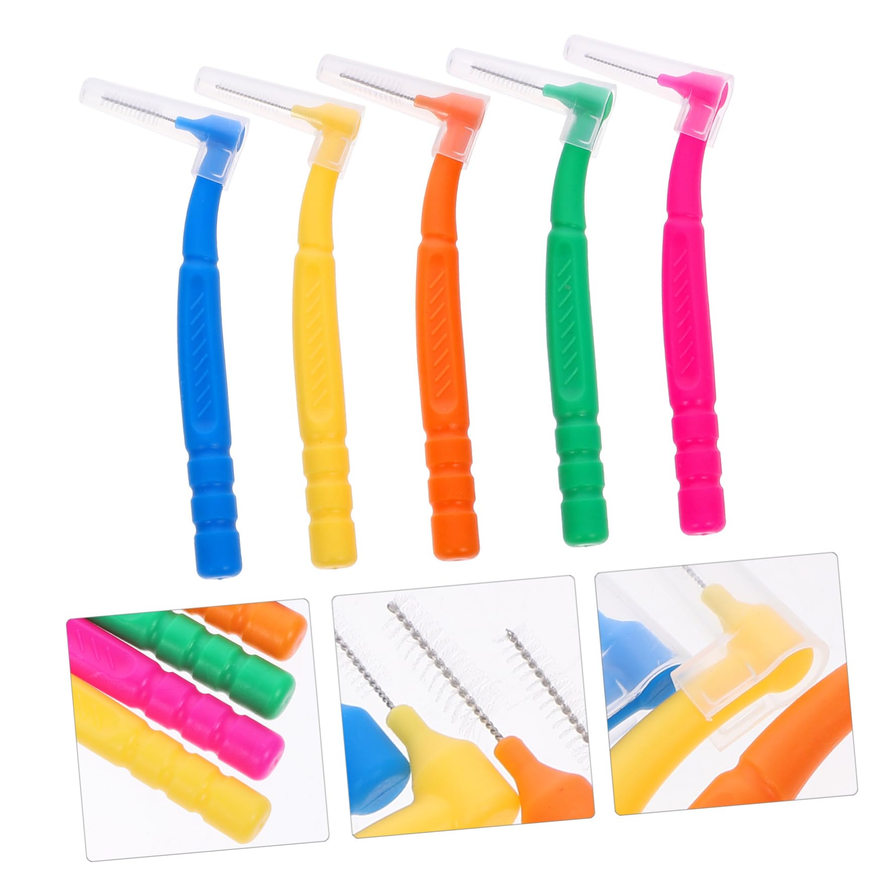 Healeved 250piezas Cepillos Interdentales Para Limpieza Para Eliminar De Comida y Placa Dientes Funda Protectora Para Transporte y Almacenamiento