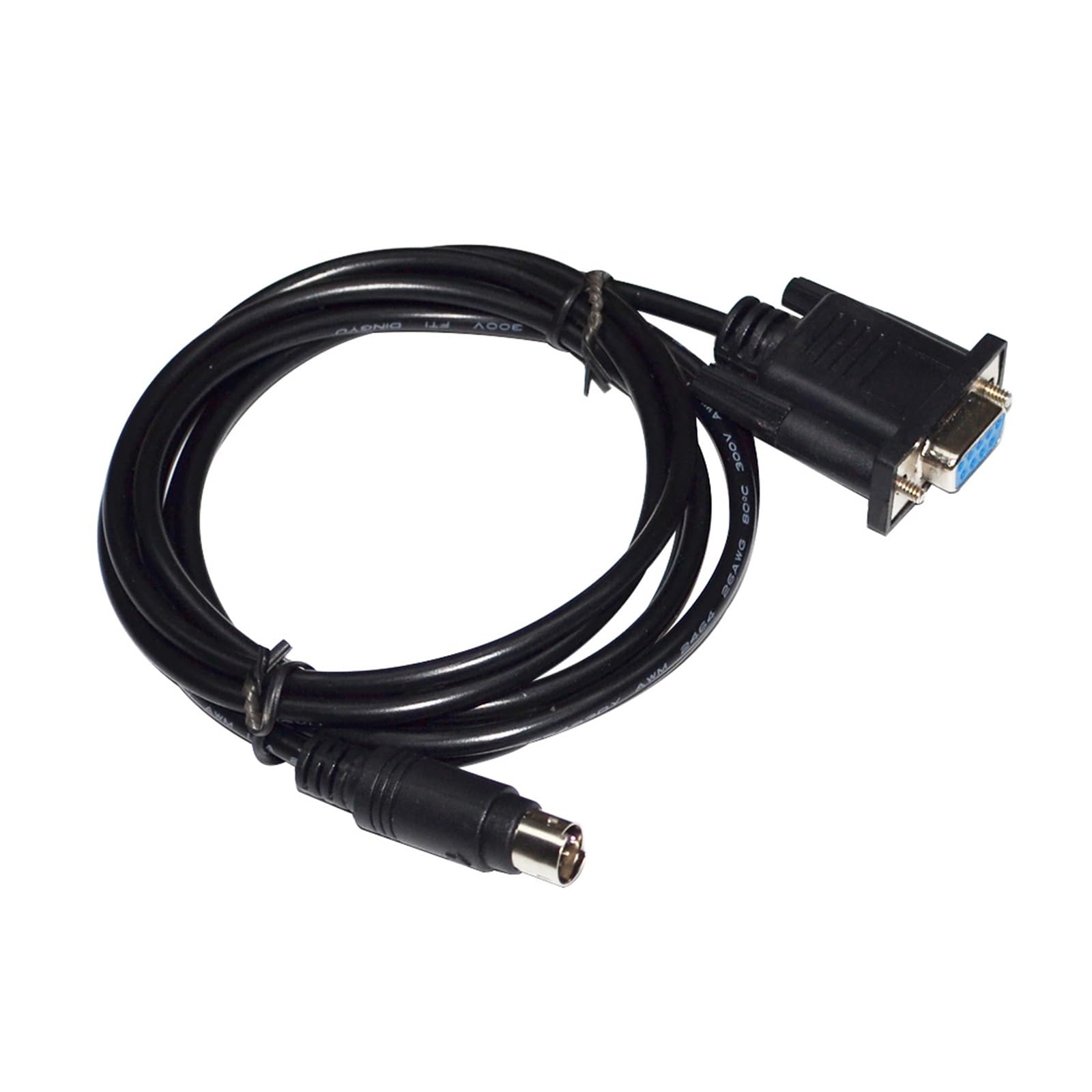 RS232 D-SUB 9P DB9 na M~ni DIN 5PIN MD5 konwerter PLC kabel do programowania PLC pasuje do komputera do MATSUSHITA GT11 ekran dotykowy KABEL sterowania PLC (1,8 m)