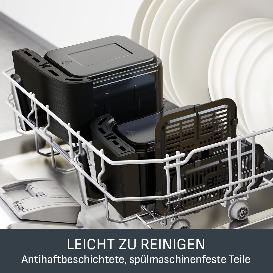 Tefal Dual Easy Fry Friteuse à Air Chaud Double Chambre Ansicht 6