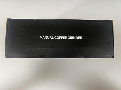 Miniatura 12 de Molinillo de café manual con 60 ajustes ajustables, con mango recto para prensa francesa, goteo, espresso con consistencia de montaje, molino cónico
